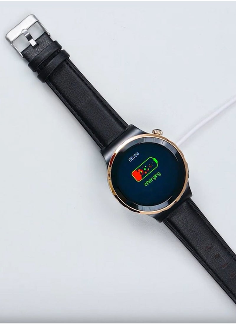 Haino Teko C7 Smart Watch Round Shape Dial With Wireless Charger  - Image 3