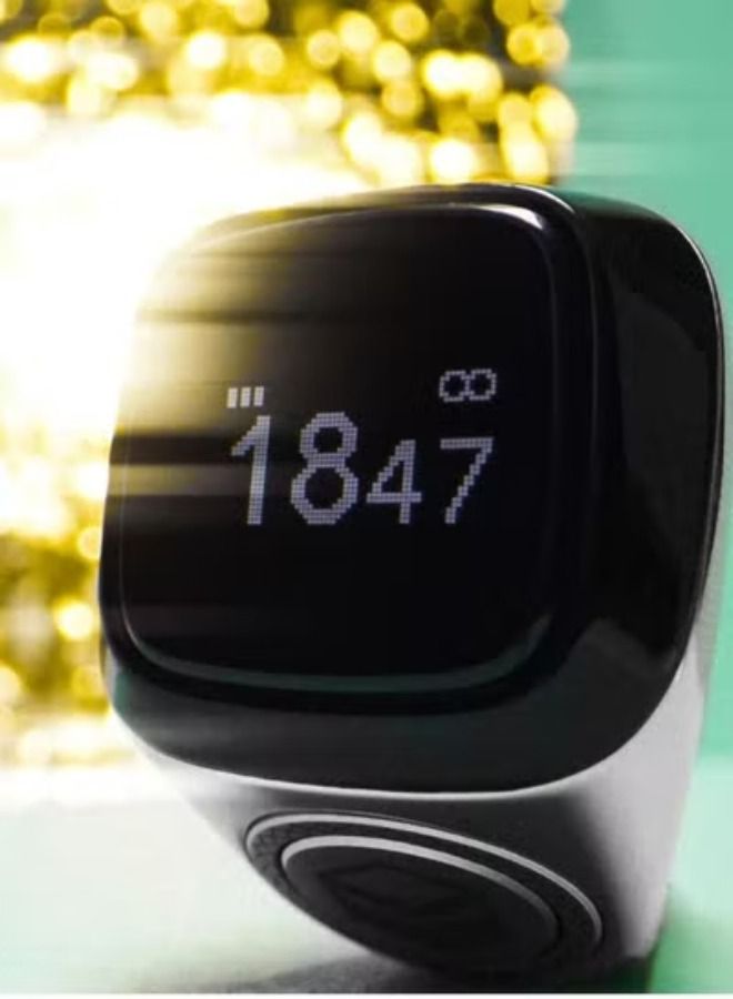 Digital Bluetooth Smart Zikr Tasbih Ring Prayer Reminder with OLED Display - Image 3