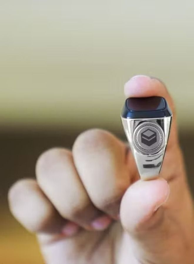 Digital Bluetooth Smart Zikr Tasbih Ring Prayer Reminder with OLED Display - Image 2