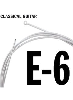 Generic E6 Single Classical Guitar String Classic Guitar String 6th Sixth Nylon & Copper Alloy Winding Chord Wire Replacement Accessory Part 