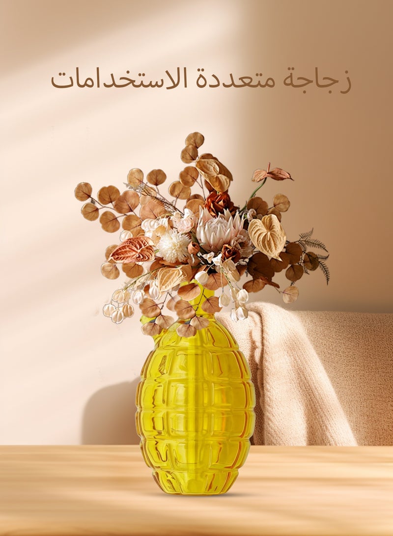 زهرة زجاجية عالية الجودة من الزجاج البوتاسي، يمكن استخدامها لفترة طويلة، عالية الجودة ومتينة