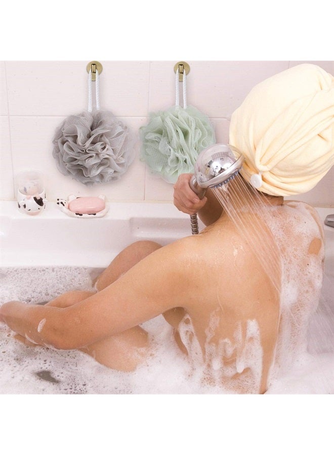 Tbestmax 8 Small Mesh Pouf Bath Sponge - Mesh Loofah Body Exfoliating Shower Ball Shower Sponge - Image 5