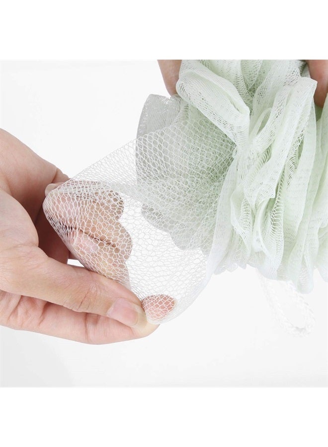 Tbestmax 8 Small Mesh Pouf Bath Sponge - Mesh Loofah Body Exfoliating Shower Ball Shower Sponge - Image 3