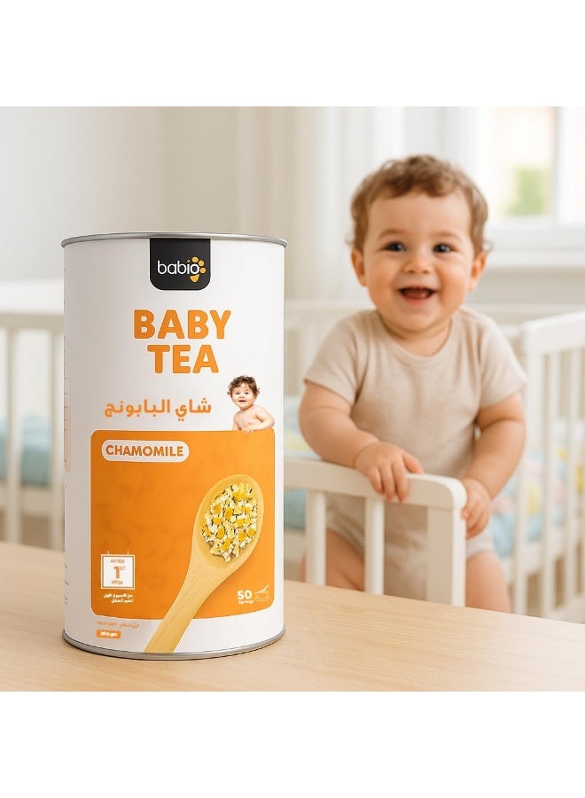 Food Factor Babio Organic Fennel instant baby Tea + Chamomile Baby Tea – Gentle Herbal Tea for Infants - Image 5