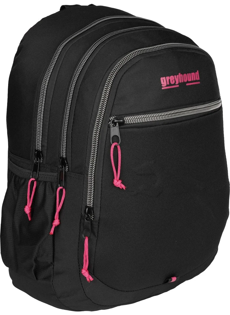 ريلاكسن Black Waterproof Lined Fabric Backpack 2048