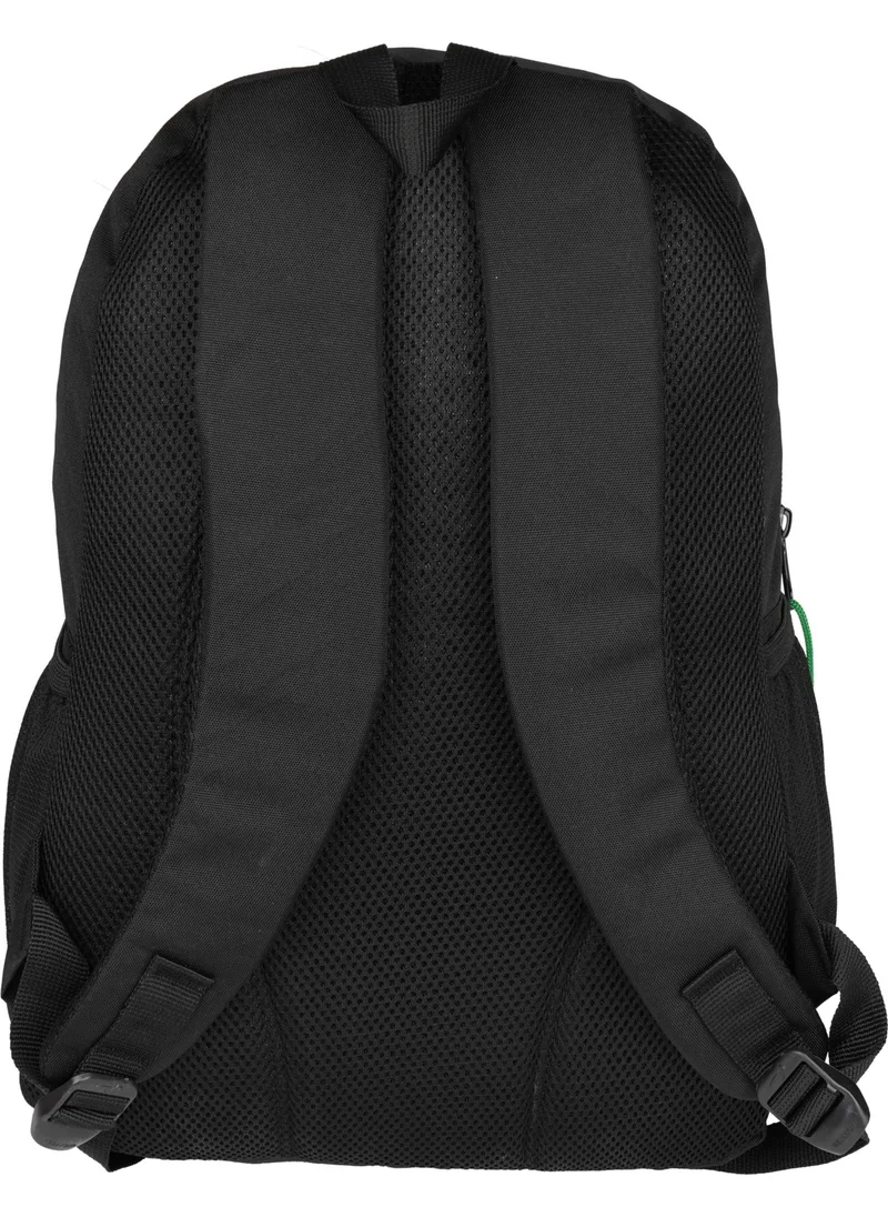 ريلاكسن Black Waterproof Lined Fabric Backpack 2048