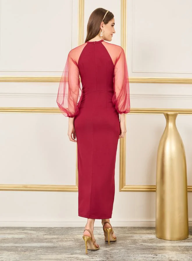 ستايلي Bishop Sleeve Dress