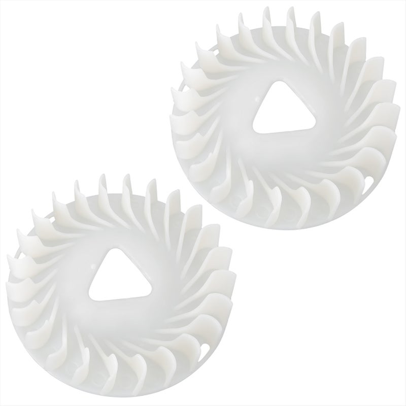 2PCS 5kw 6.5kw Engine Flywheel Cooling Fan Blade Fit for 188F/190F Gasoline Engine Generator Parts - Image 3