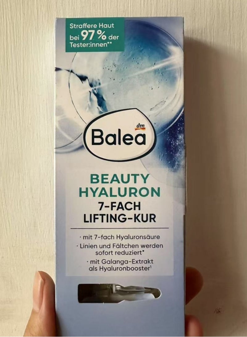 باليا BEAUTY HYALURON 7 FACH LIFTING-KUR،  أمبولات علاجية لشد البشرة من Balea Beauty Effect تحتوي على حمض الهيالورونيك - Image 1