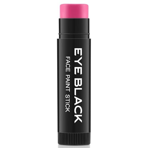 Wismee Baseball Eye Black, Anti-Glare Under Eye Grease Stick for Baseball Softball Soccer Lacrosse Hockey Athletes Sports Training, Sports Eye Black Stick (Hot Pink) - Image 1