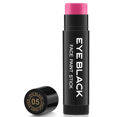 Wismee Baseball Eye Black, Anti-Glare Under Eye Grease Stick for Baseball Softball Soccer Lacrosse Hockey Athletes Sports Training, Sports Eye Black Stick (Hot Pink) - Image 5