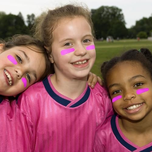Wismee Baseball Eye Black, Anti-Glare Under Eye Grease Stick for Baseball Softball Soccer Lacrosse Hockey Athletes Sports Training, Sports Eye Black Stick (Hot Pink) - Image 2