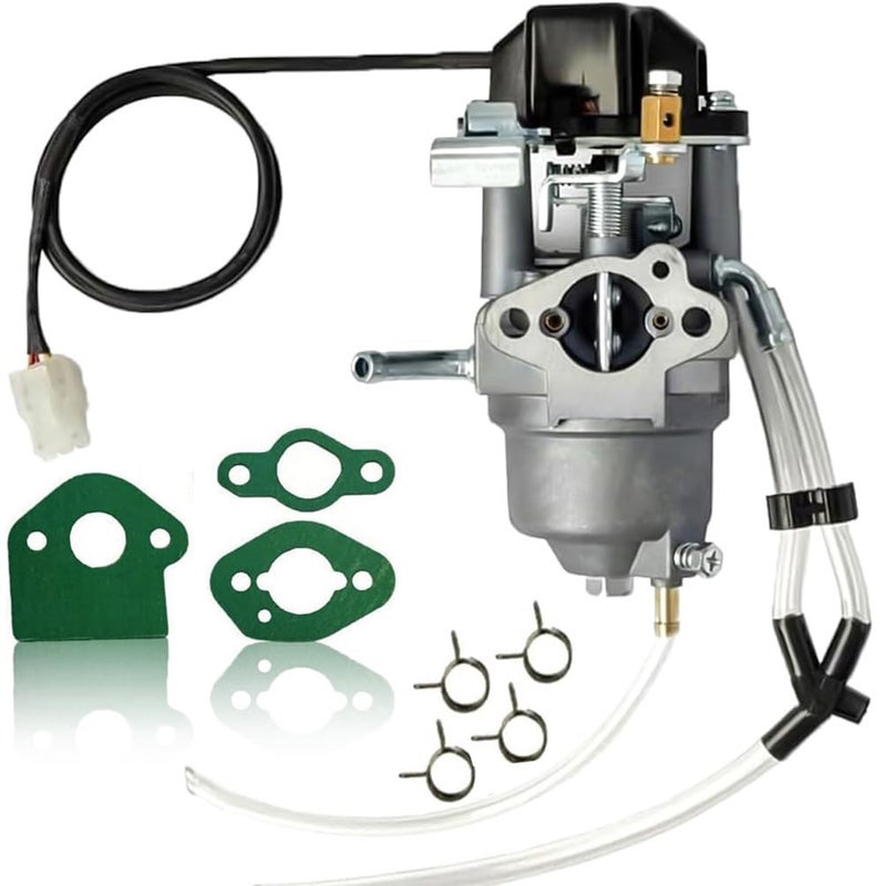 Earlyred 2000W/2500W Generator Carburetor for Predator Champion Firman Harbor Freight Yamaha A-ipower ETQ Ryobi Westinghouse 2000 2300 Watt Inverter Generator 62523 Carb with Fuel Line Gasket - Image 1