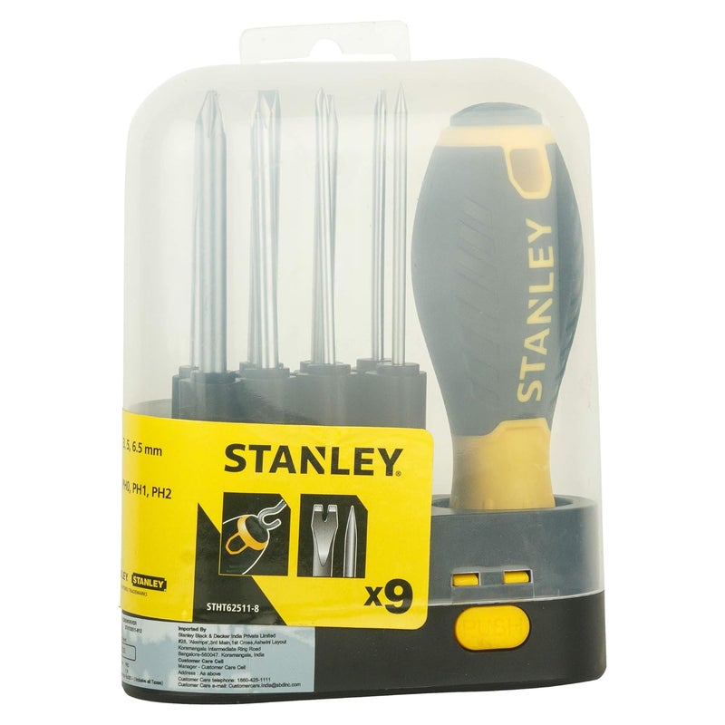 STANLEY STHT62511 9-Way Screwdriver Set with Storage Case for Home, DIY, Professional & Industrial U - Image 2