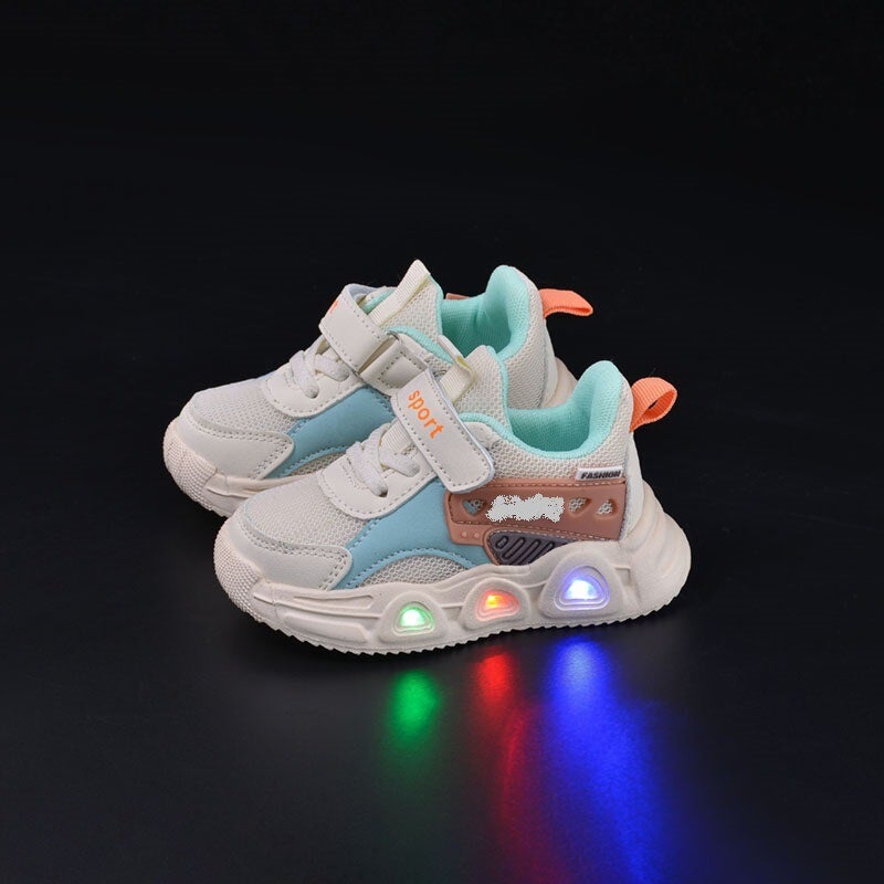 Mesh Sneakers Lightweight Flexible Sole Walking Shoes For Kids Indoor And Outdoor Activities - Image 1