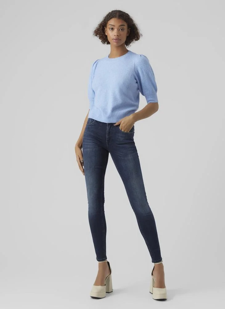 Vero Moda  Casual 2/4 Sleeve Crew Neck Pullover for Women | Best Price UAE