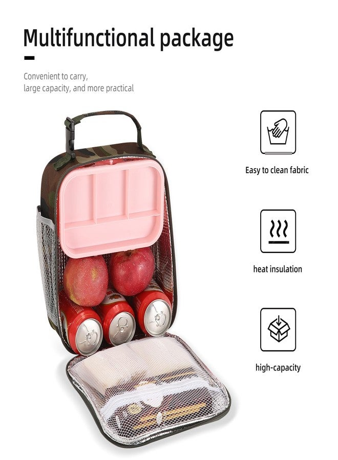 Lovoeo AYEANY Lunch box Lunch bag for men women Lunchbox Lunch bags Insulated Lunch bag Lunch box cooler (Green camo) - Image 3