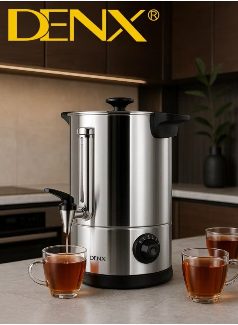 دينكس غلاية مياه كهربائية DX3406 - غلاية مزدوجة الجدار من الفولاذ المقاوم للصدأ بسعة كبيرة 10 لتر، 1800 واط، تسخين سريع مع إيقاف تشغيل تلقائي وميزات أمان - مثالية للمنازل والمكاتب والفعاليات - Image 4