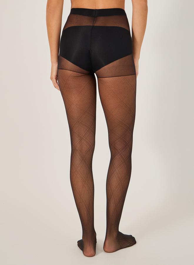 Styli Styli 20D Checked Stockings  - Image 3