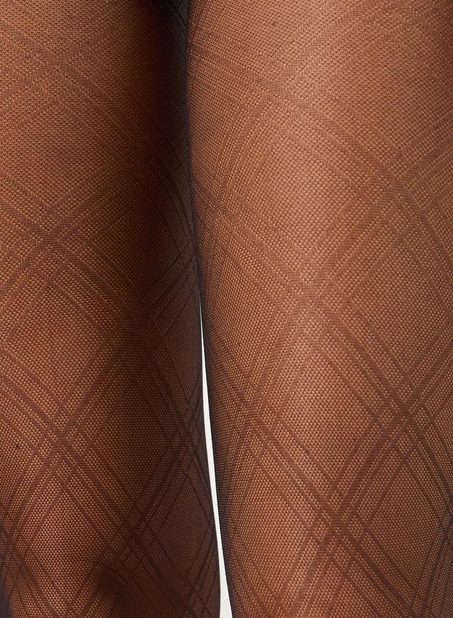 Styli Styli 20D Checked Stockings  - Image 2