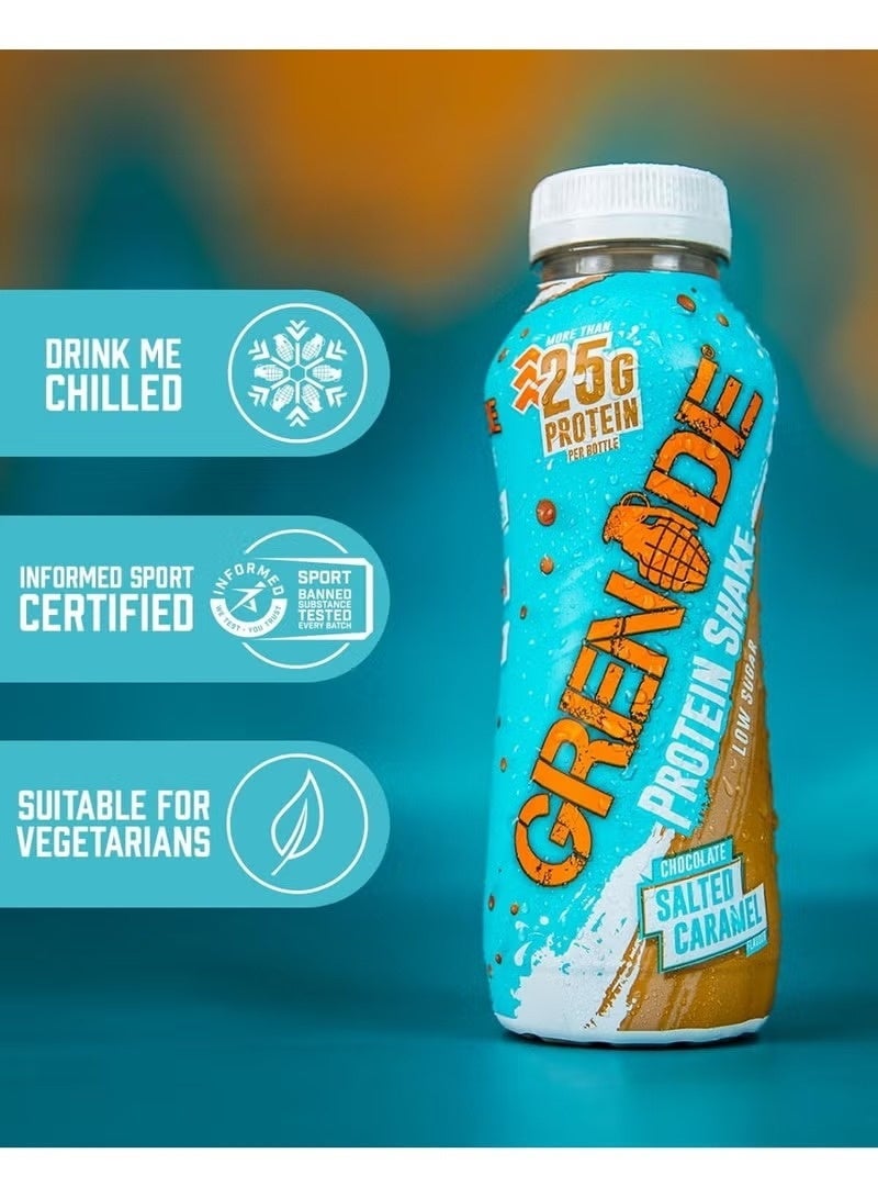 Grenade Protein Shake Salted Caramel 330ml – Pack of 8 - Image 4