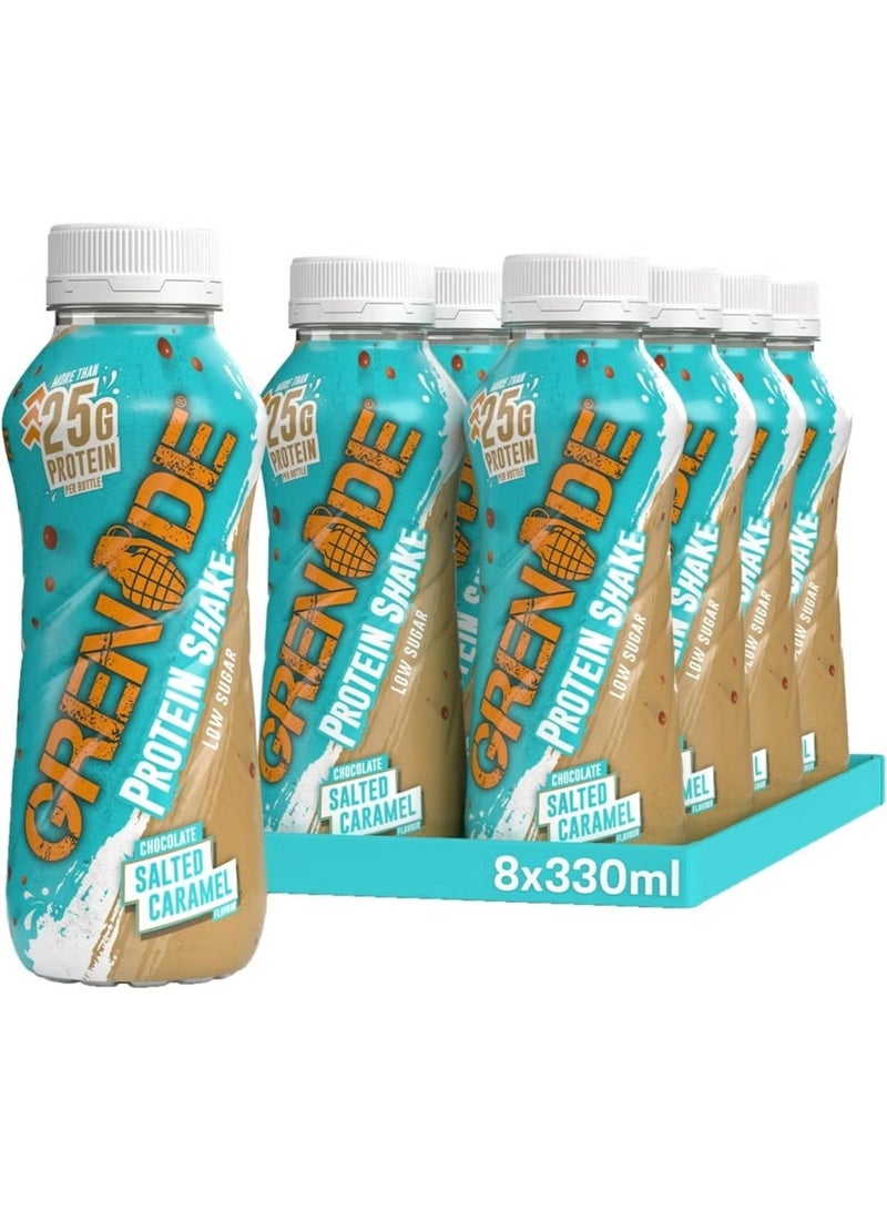 Grenade Protein Shake Salted Caramel 330ml – Pack of 8 - Image 1