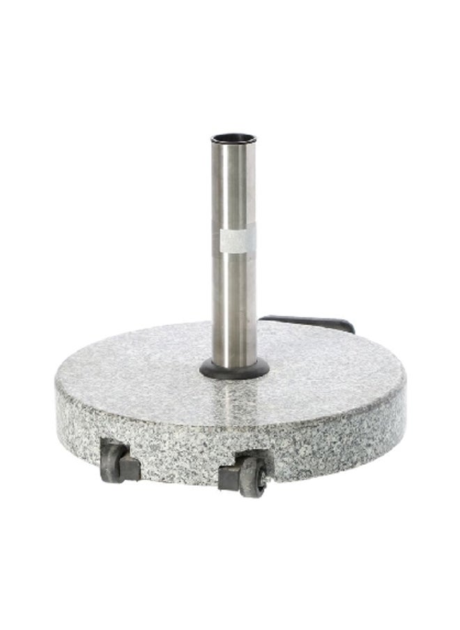 LIVING ACCENTS Premium Sturdy Umbrella Base with Wheel Silver and Grey 30 kg RG-30  - Image 4