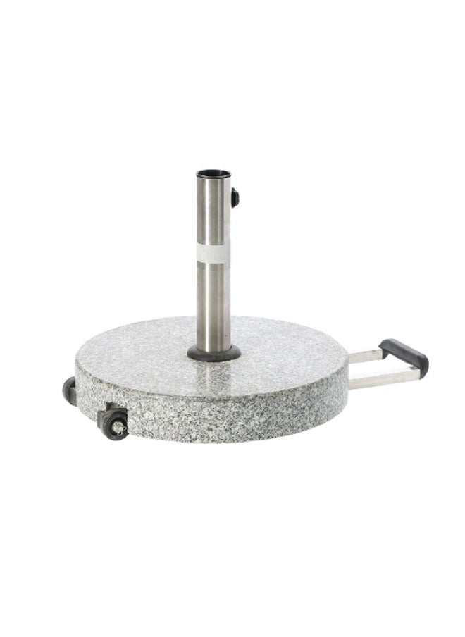 LIVING ACCENTS Premium Sturdy Umbrella Base with Wheel Silver and Grey 30 kg RG-30  - Image 5