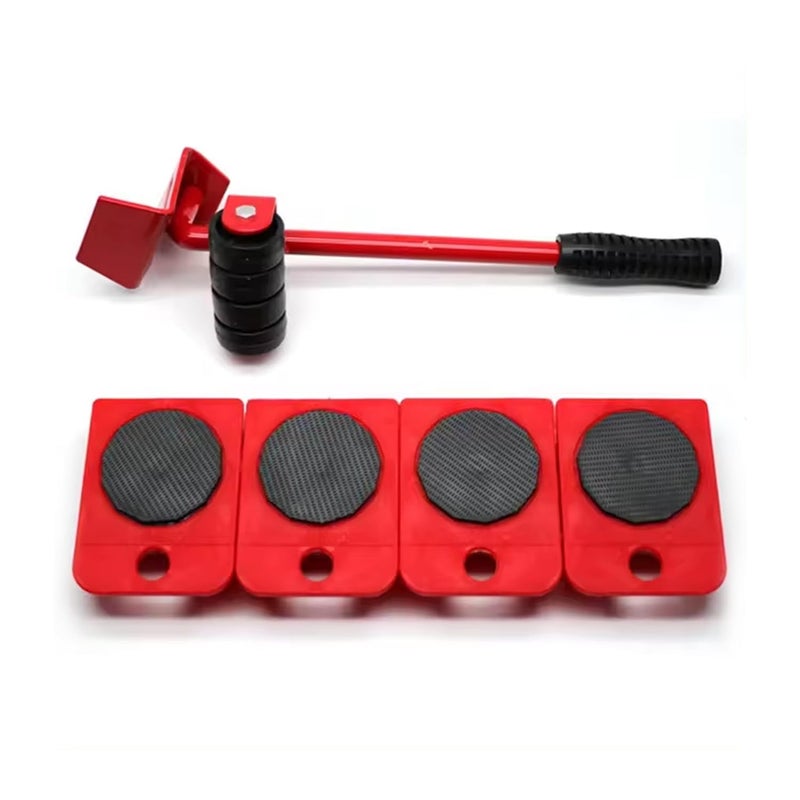 ROBUSTT Furniture Movers Slider - Pack of 1 | 4 Pcs Furniture Lifter Mover Tool Set | 360° Rotational Pads | Heavy Duty Furniture Lifter and Mover | Lifting Tool for 150 KG - Image 1