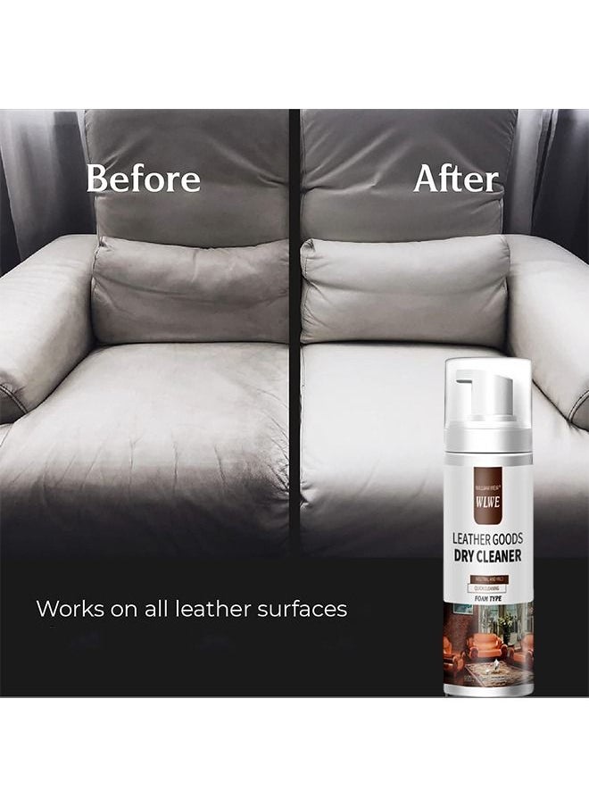 WILLIAM WEIR - Leather Foam Cleaner Cleaning Remove Dirt Stain and Grime Suitable for Car Interiors Seats Furniture Couches Sofa Shoes Boots Bags and More - Image 1