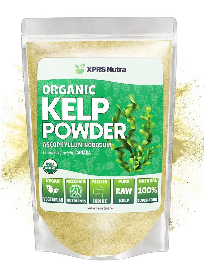 XPRS Nutra Organic Kelp Powder (Ascophyllum Nodosum) Seaweed Powder Rich In Iodine Immune Vitamins And Minerals Food Grade Sea Kelp Supplement Vegan Superfood For Skin Care (16 Oz) - Image 2