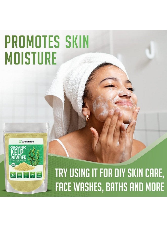 XPRS Nutra Organic Kelp Powder (Ascophyllum Nodosum) Seaweed Powder Rich In Iodine Immune Vitamins And Minerals Food Grade Sea Kelp Supplement Vegan Superfood For Skin Care (16 Oz) - Image 4