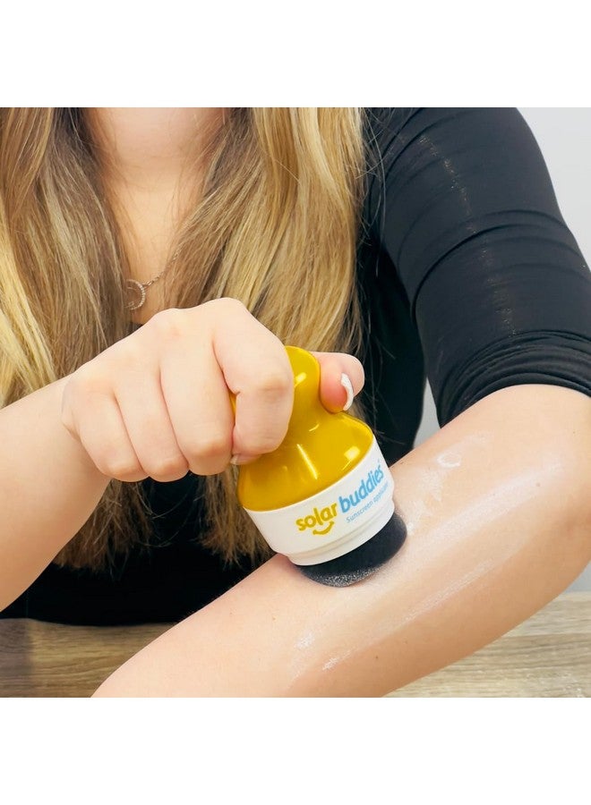 Solar Buddies Sunscreen Applicator Single Pink Bpafree Refillable Roll On Sponge Sunscreen Suncream & Lotion Applicator For Kids Adults & Families Holds 3.4Fl Oz Perfect Size For Travel - Image 4