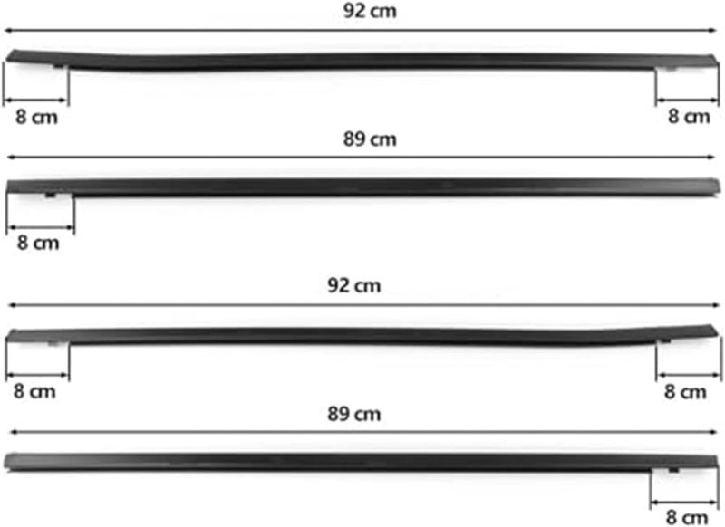 Wivplex Car Window Seal Moulding Trim for Civic 2016-2019 - Image 4