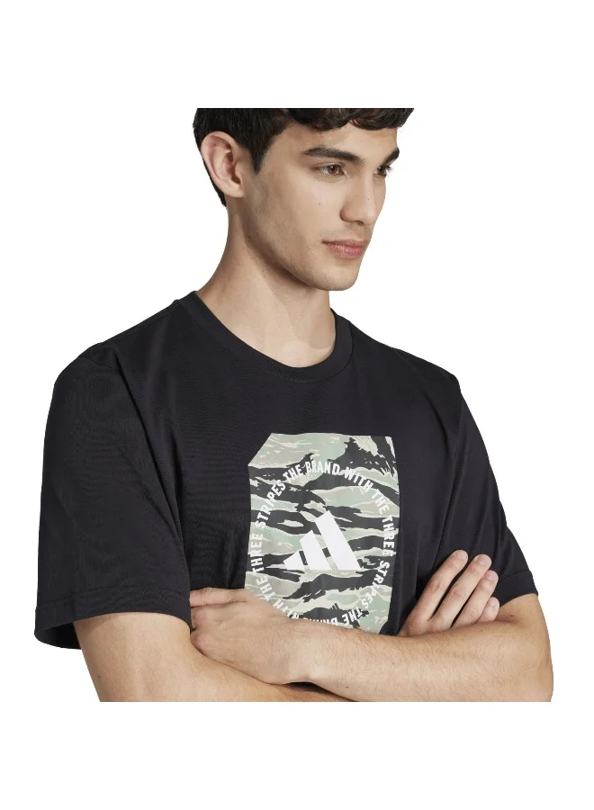 Adidas adidas camo shape men graphic t-shirt