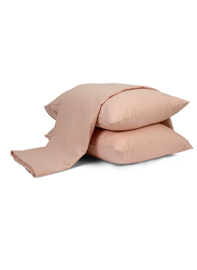 Home of linens طقم ملاية مسطحة باستيل 240x260  - Image 1