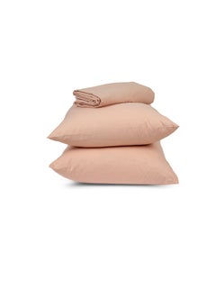 Home of linens طقم ملاية مسطحة باستيل 240x260  - Image 2