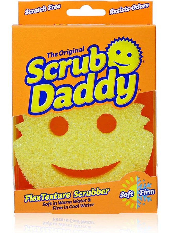 Scrub Daddy The Original Scrub Daddy - Scratch-Free Multipurpose Dish Sponge - BPA Free & Made with Polymer Foam - Stain & Odor Resistant Kitchen Sponge (1 Ct) - Image 1