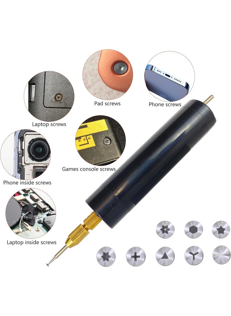 مثقاب كهربائي صغير محمول باليد ومجموعة إزالة البراغي التالفة - أداة دوارة تعمل بـ USB 5 فولت - مثالية للحرف اليدوية، الأكريليك، المعادن الرقيقة، وإصلاح الإلكترونيات - Image 5