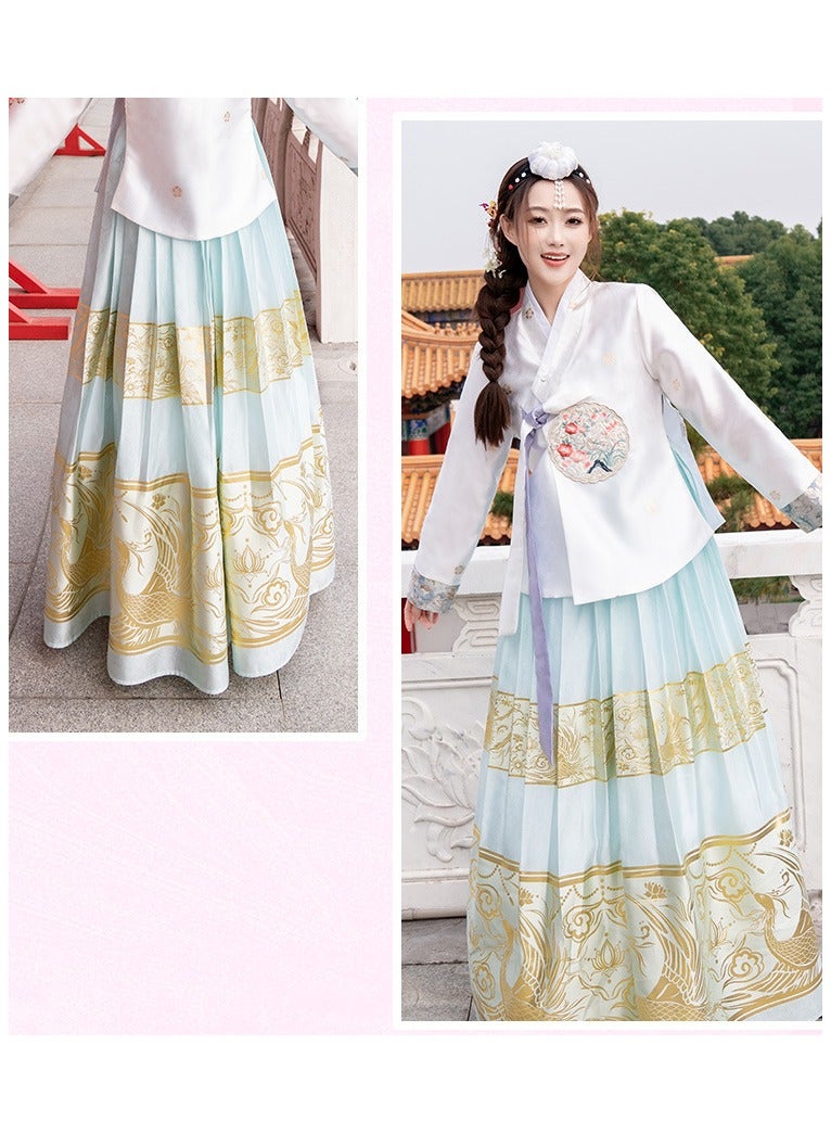 KUYING New Korean Traditional Long Sleeved Dress Cosplay Clothing  - Image 3