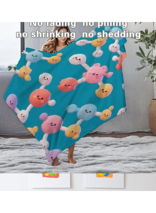 general Flannel thin blanket (warm and comfortable, suitable for sleep, gaming, dust removal and sandproof) 150cm*200cm - 728 - Image 5