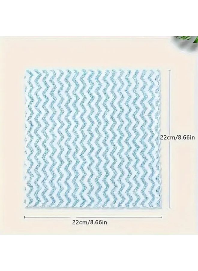 5pcs Ultra Soft Microfiber Dish Cloths Thick Absorbent Dirt Resistant Kitchen Towels - Image 3