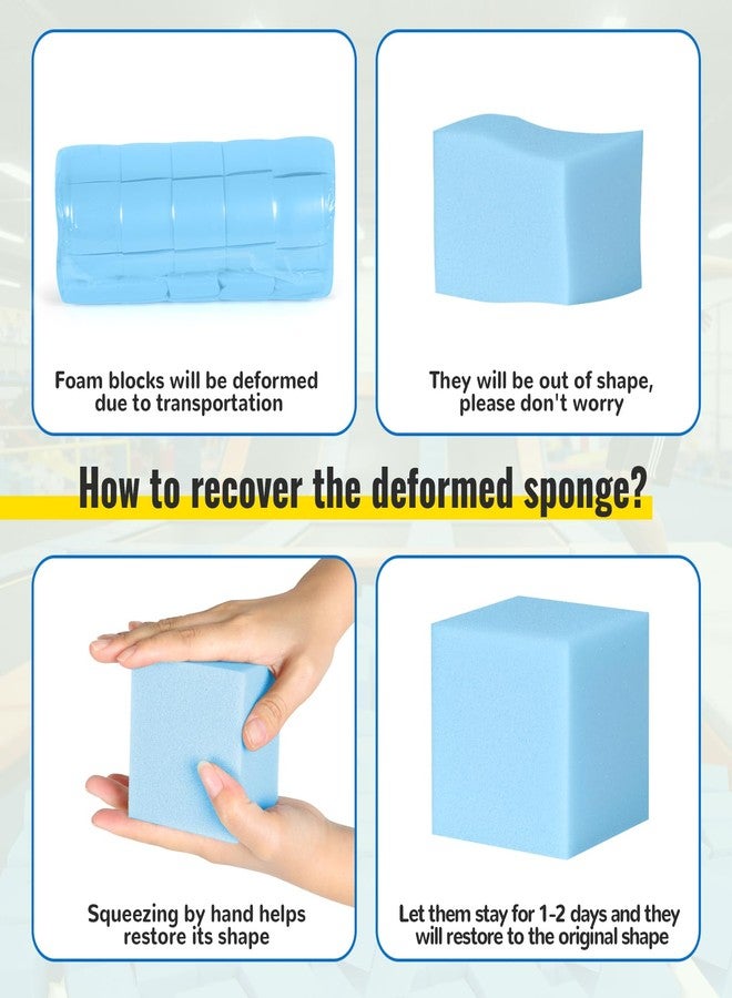 FUBOTRAD 100PCS Kids Foam Blocks for Toddlers - 3" x 3" x 3" Foam Squares & Cubes for Climbing, Gymnastics, Parkour Equipment, Ball Pit Foam, Soft Foam Bricks for Safe Play - Blue/Pink/Green/Grey - Image 4