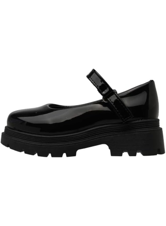Lucky Kids Girls Mary Jane Loafer Dress Shoes Black School Uniform Shoes for Little/Big Kids - Image 3
