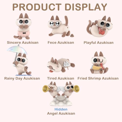 BEEMAI Nobeko Heartwarming Azukisans Daily Series 3 6Box Set Contains 6 Figures No Repeat Blind Box Figures Random Design Cute Figures Collectible Toys Birthday Gifts - Image 5
