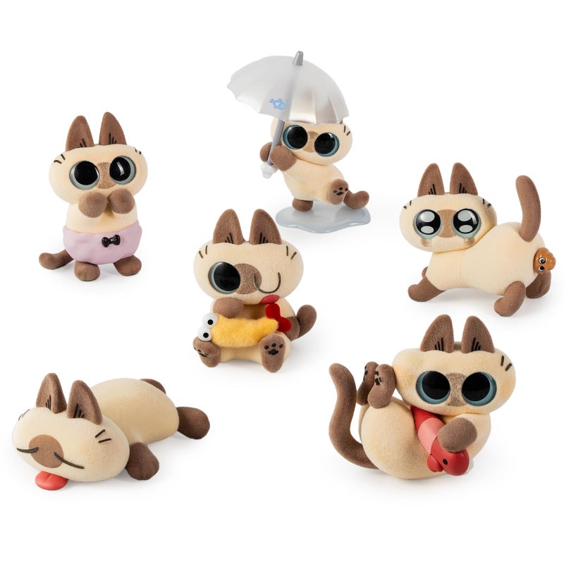 BEEMAI Nobeko Heartwarming Azukisans Daily Series 3 6Box Set Contains 6 Figures No Repeat Blind Box Figures Random Design Cute Figures Collectible Toys Birthday Gifts - Image 3