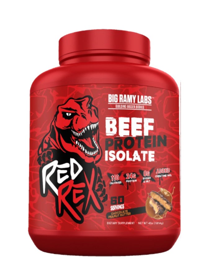RED REX Beef Protein Isolate Chocolate Peanut Butter 4Lb