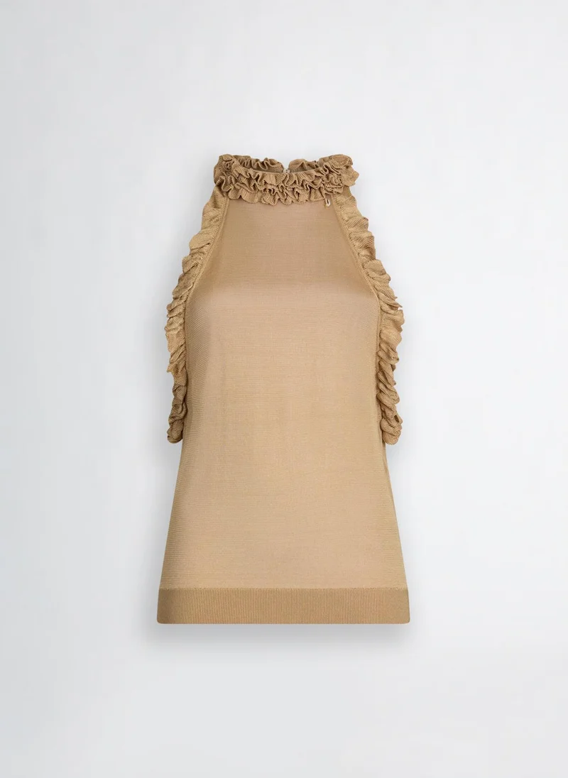 Liu Jo Camel top