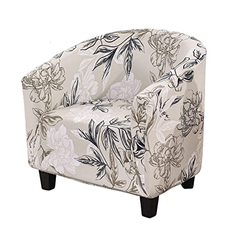 NILUOH Club Chair Slipcover Tub Chair Cover Stretch Armchair Covers Sofa Cover Furniture Protector for Living Room (A54) - Image 1