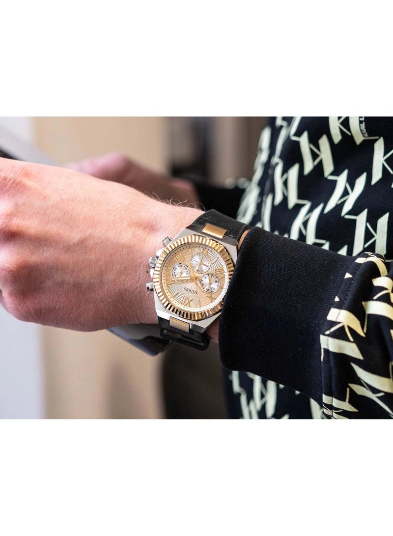 GUESS ساعة يد رجالية أنالوج زرقاء من غس GW0791G1 - Image 5
